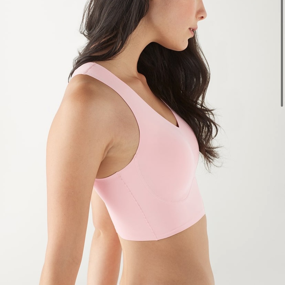 True & Co. Body Lift V Neck Racerback Bra EUC